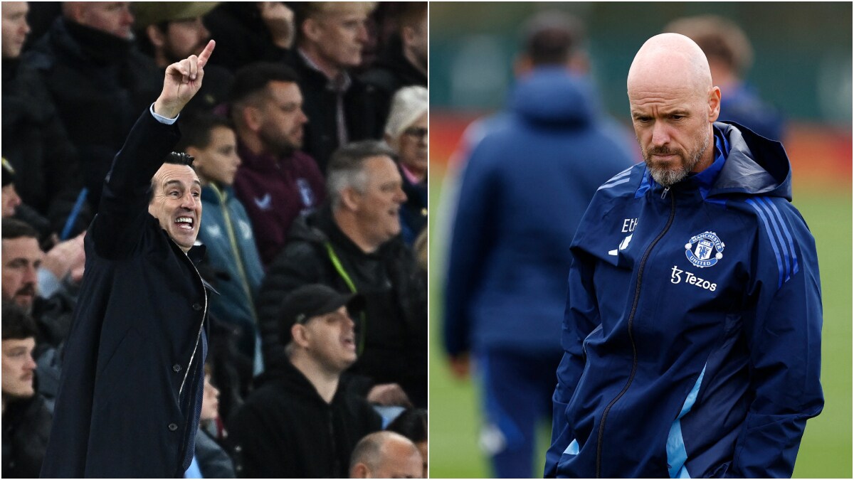 Aston Villa under Unai Emery will take on Erik ten Hag's Manchester United | Reuters