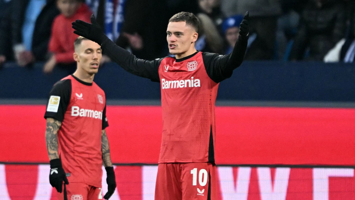 Bayer Leverkusen's German midfielder Florian Wirtz (10) | AFP
