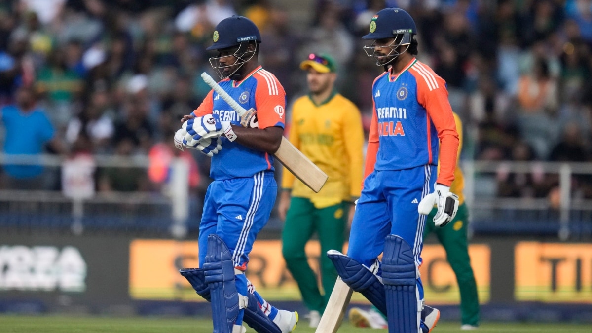 Sanju Samson and Tilak Varma during their epic knock against South Africa | AP