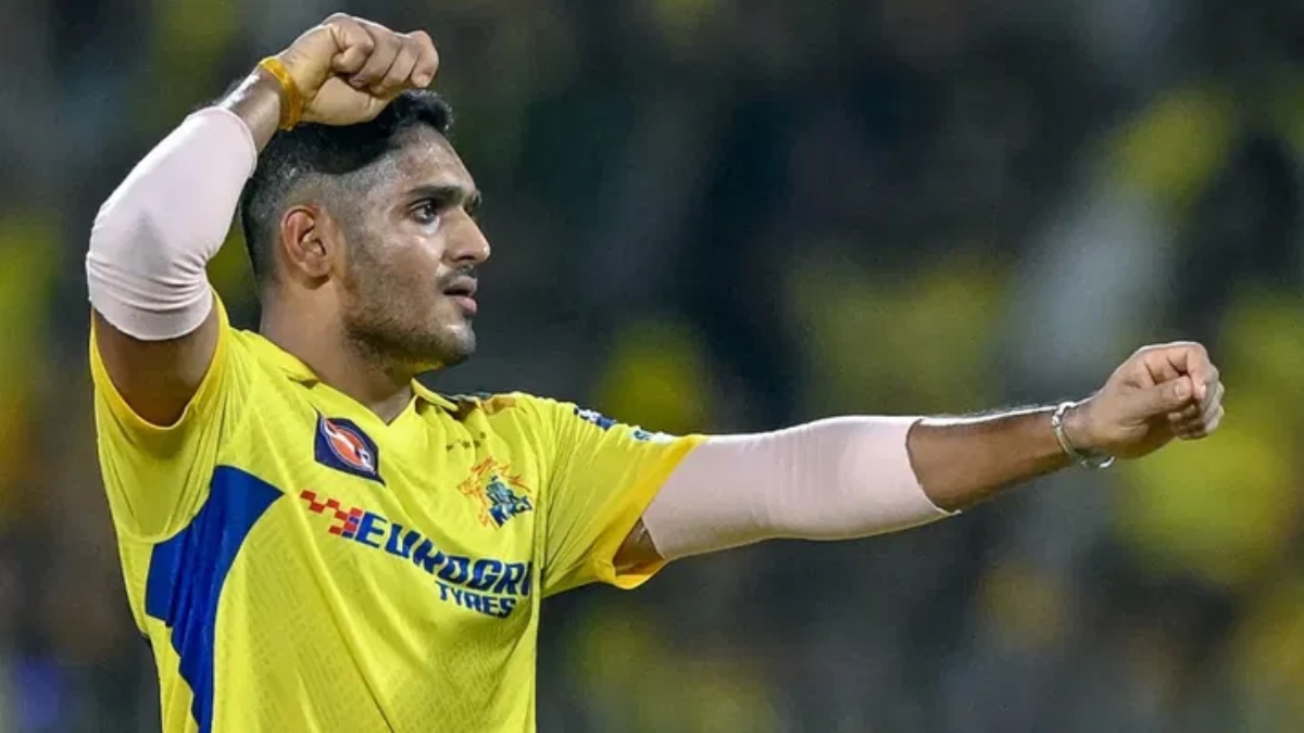 Tushar Deshpande during his CSK days 