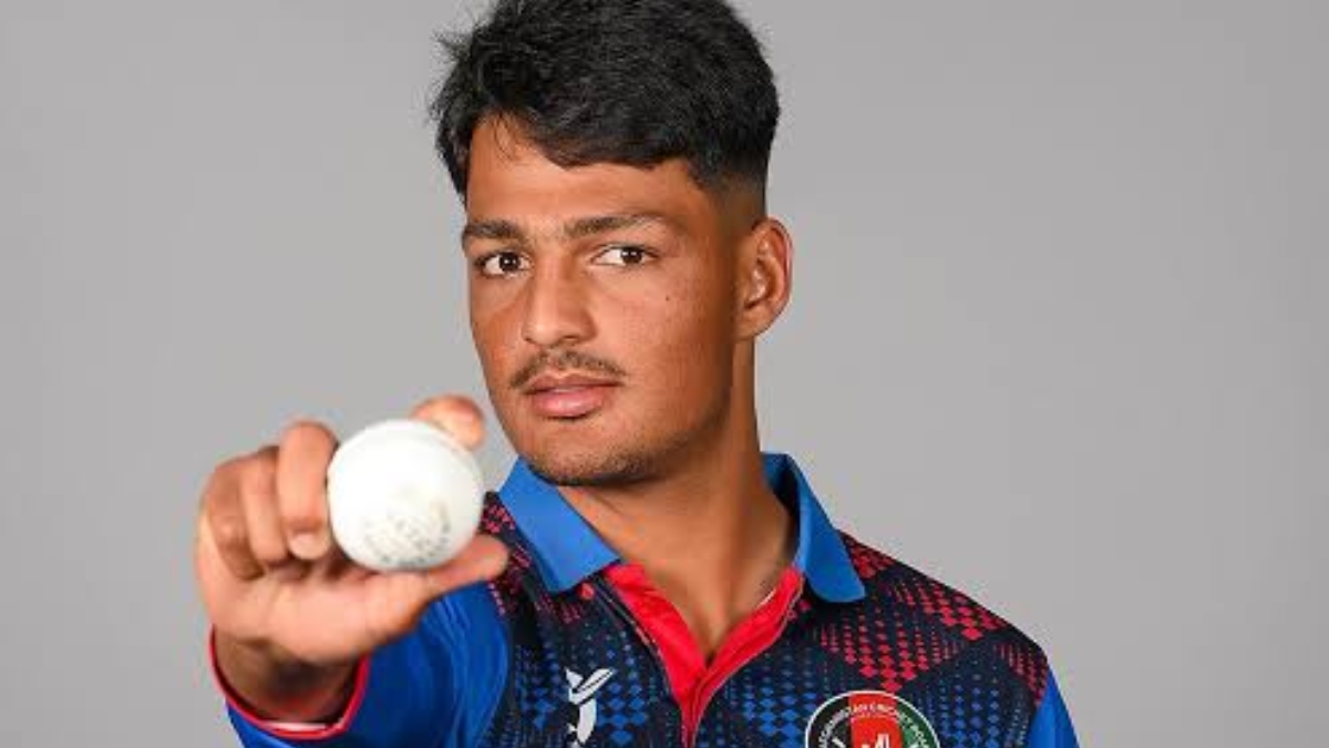 Allah Mohammad Ghazanfar was sold to Mumbai Indians during the IPL Mega Auction | X