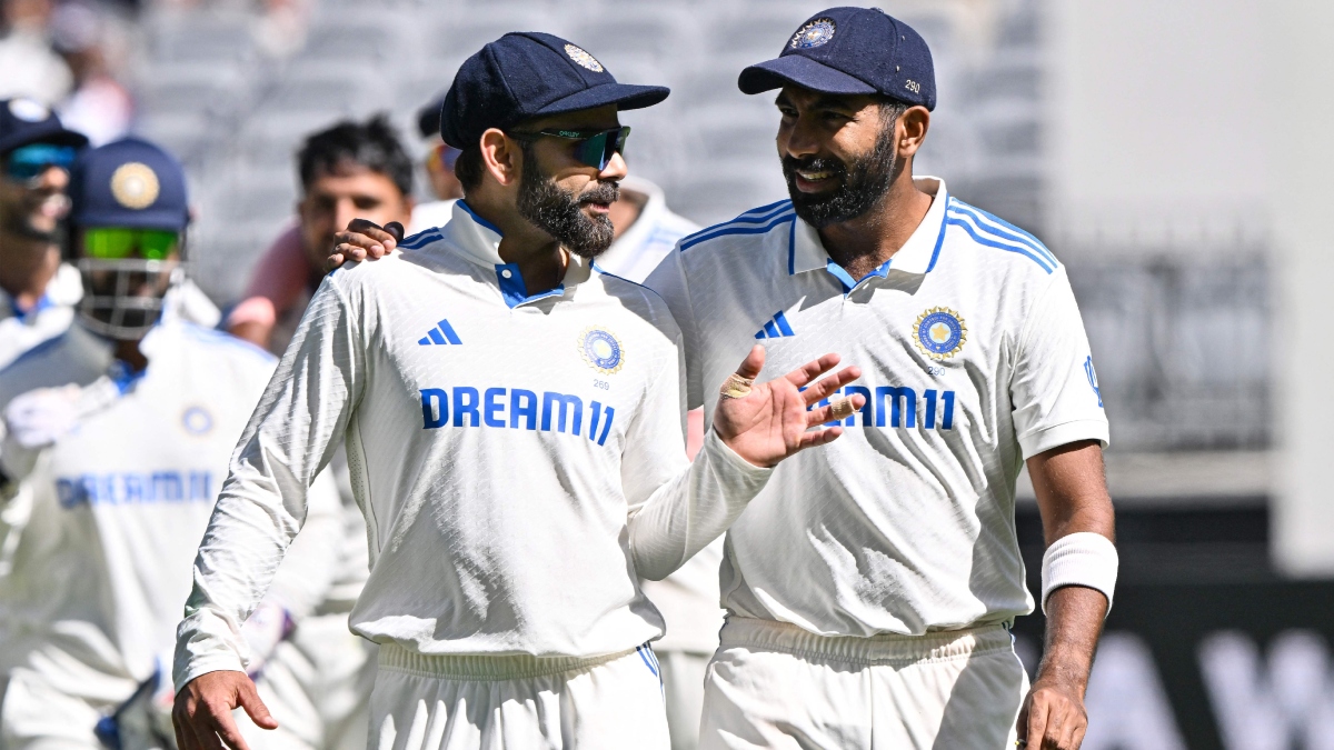 Jasprit Bumrah and Virat Kohli