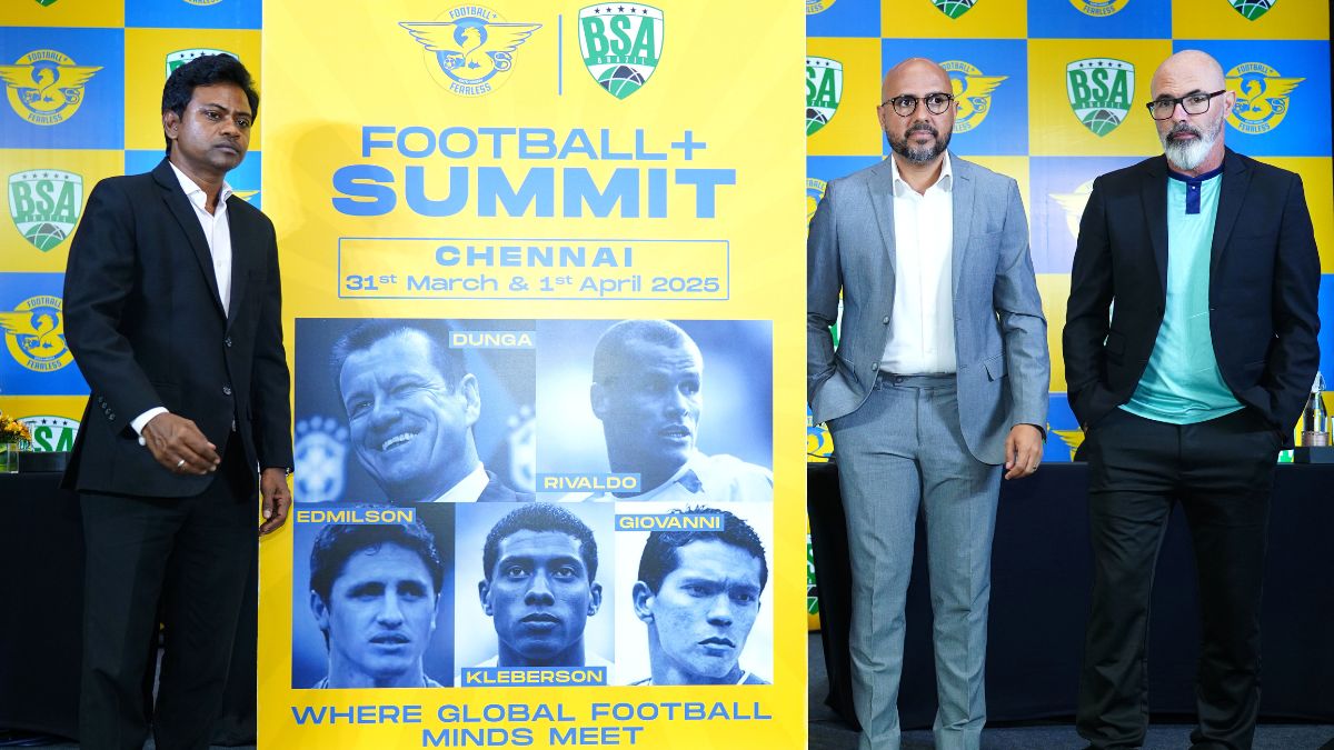 From the launch of the Football+ Summit 2025 | Salil Bera