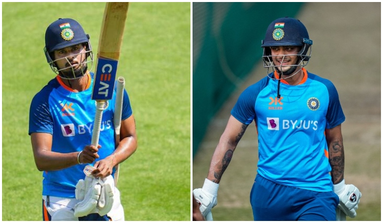 Indian batters Shreyas Iyer and Ishan Kishan