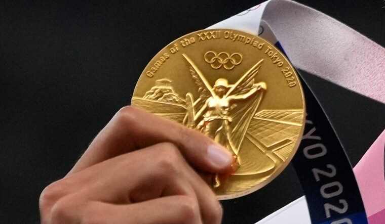 Image of a Summer Olympics gold medal used for representation | AP