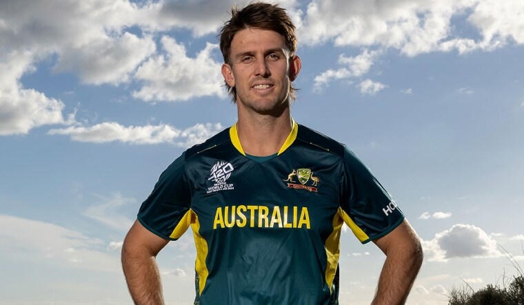 Australia captain Mitch Marsh revealed the team's kit for ICC T20 World Cup 2024 | Twitter