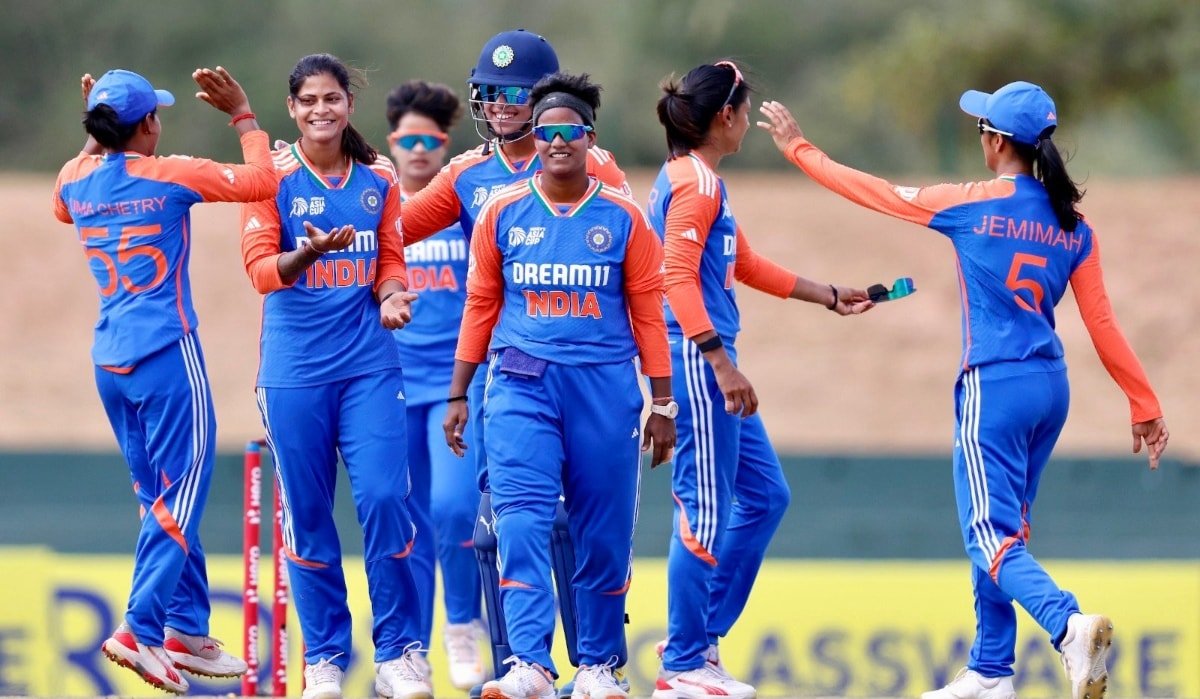 India Women cricket team during the match against Bangladesh | X