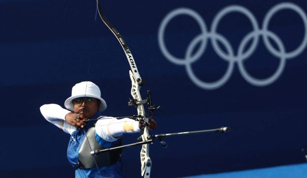 Deepika Kumari of India in action at Paris Olympics | Reuters