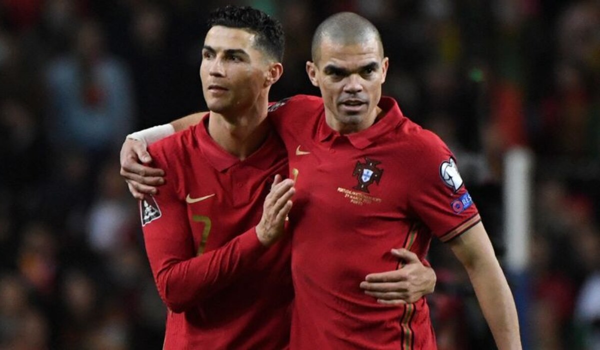 Portugal greats Pepe and Cristiano Ronaldo | AFP