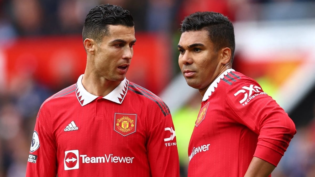 Cristiano Ronaldo and Casemiro at Manchester United | X