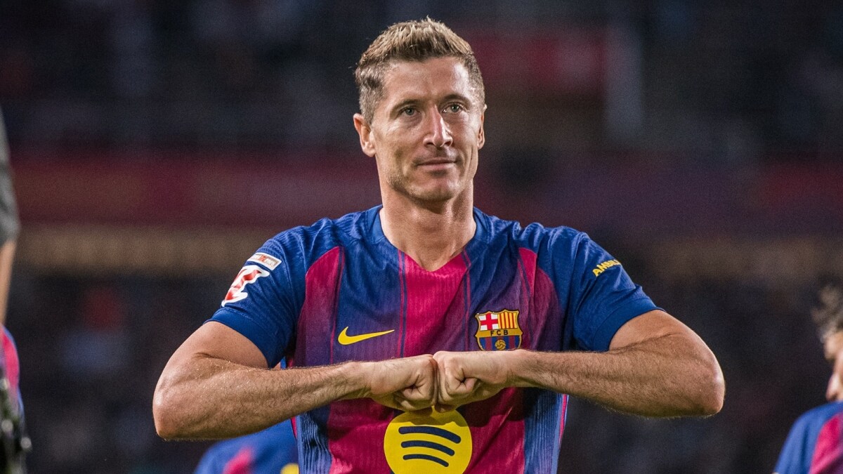 Robert Lewandowski of FCB | X