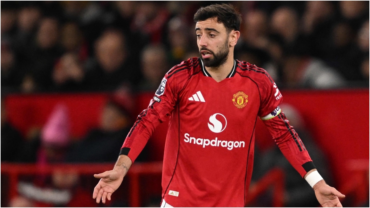 Manchester United's Bruno Fernandes | AFP