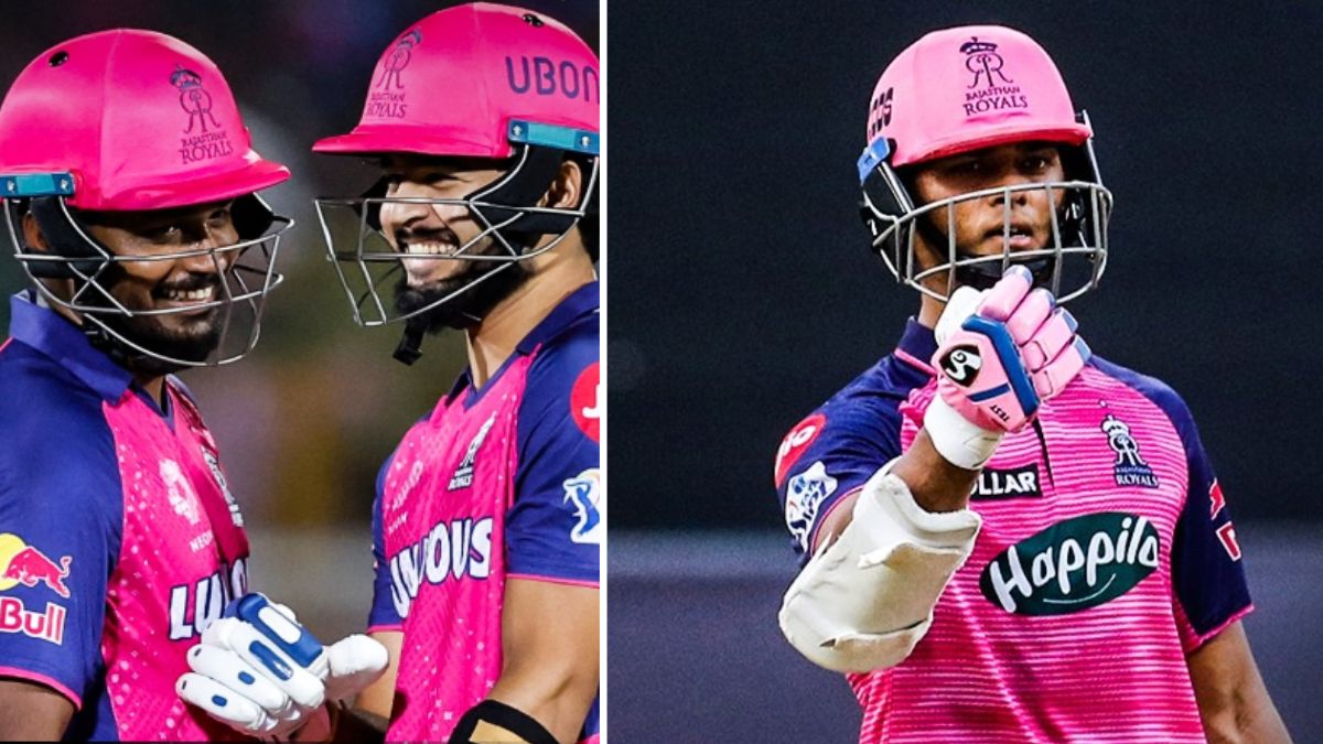 (Left) Sanju Samson and Riyan Parag; Yashasvi Jaiswal