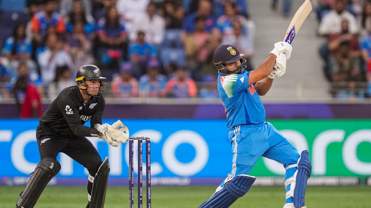 Rohit Sharma plays a shot | PTI