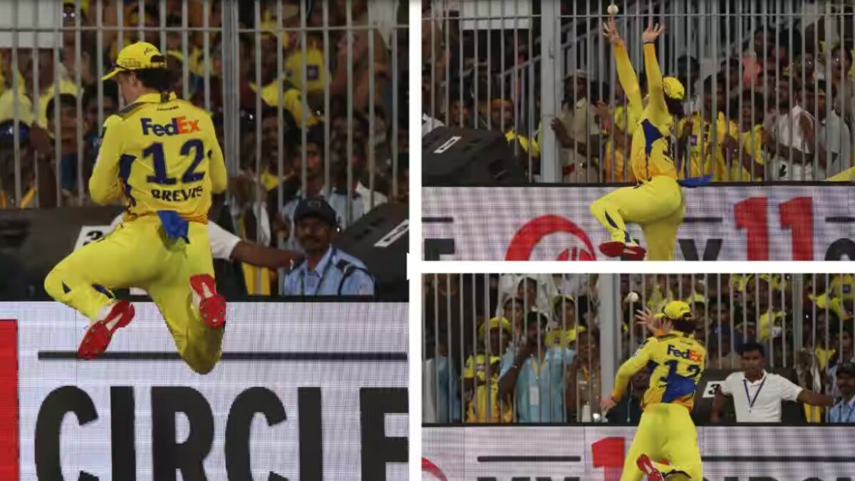 Dewald Brevis' catch against the Punjab Kings was among the memorable moments of IPL 2025 | IPL official website