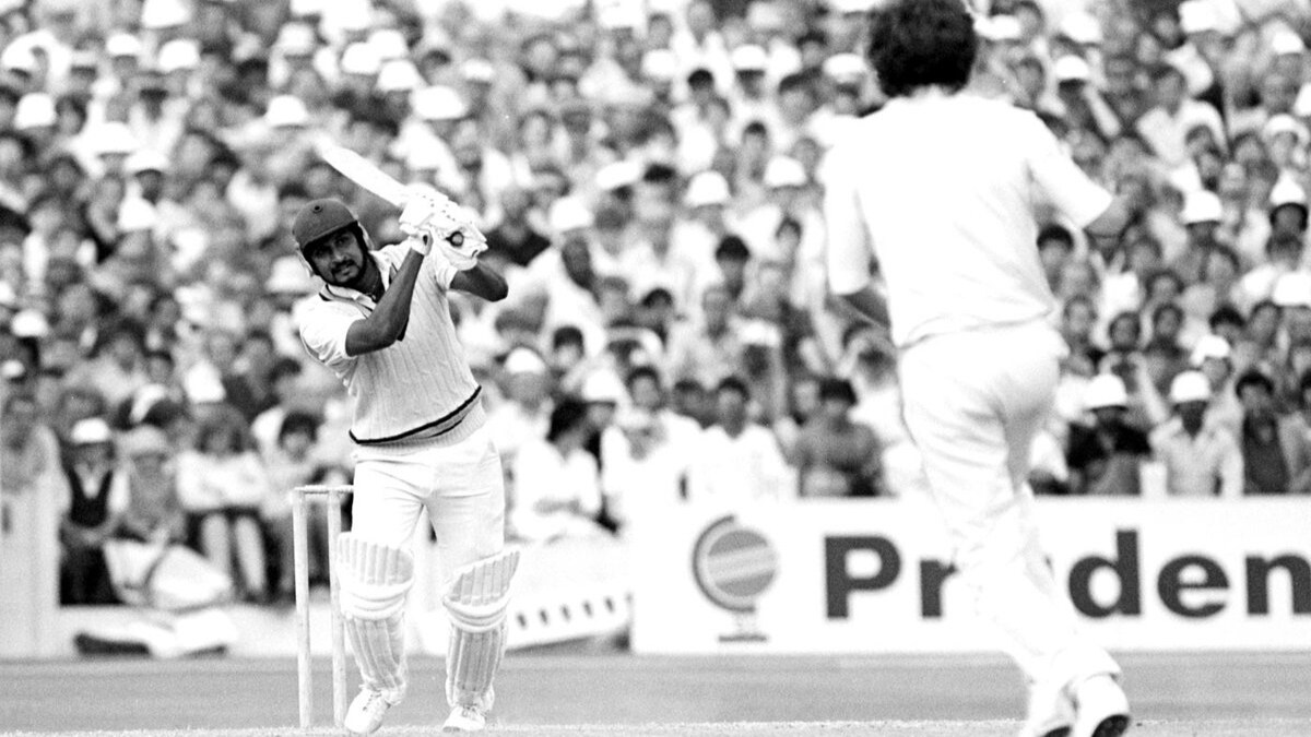 India in action against England in the 1983 World Cup | X