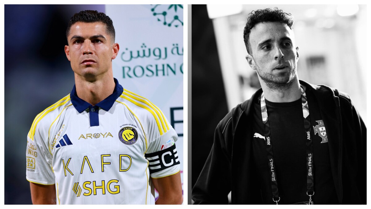 Cristiano Ronaldo and Diogo Jota | X