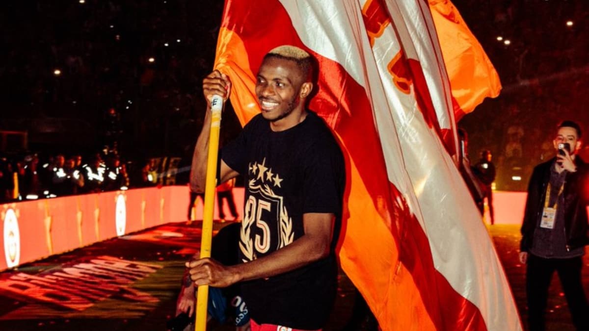 Nigerian striker Victor Osimhen | X