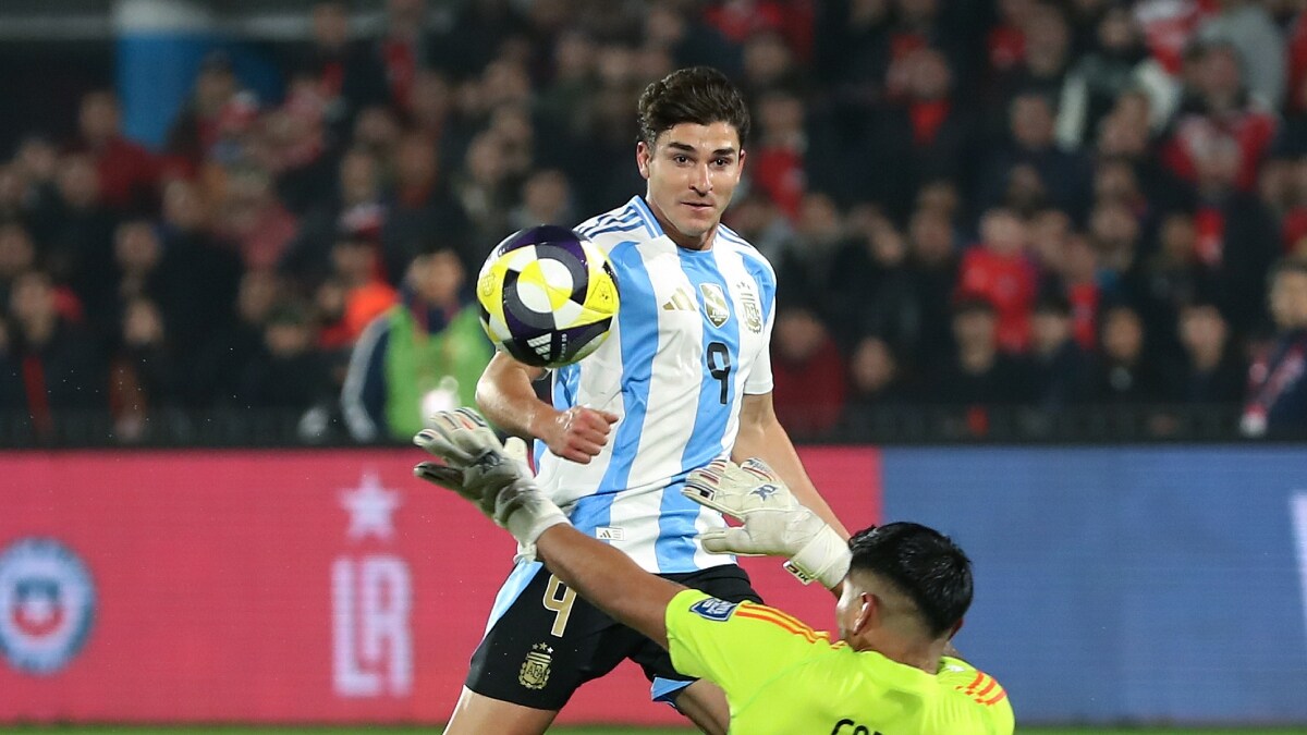 Argentina striker Julian Alvarez | X