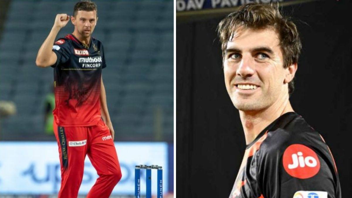 Josh Hazlewood (left); Pat Cummins