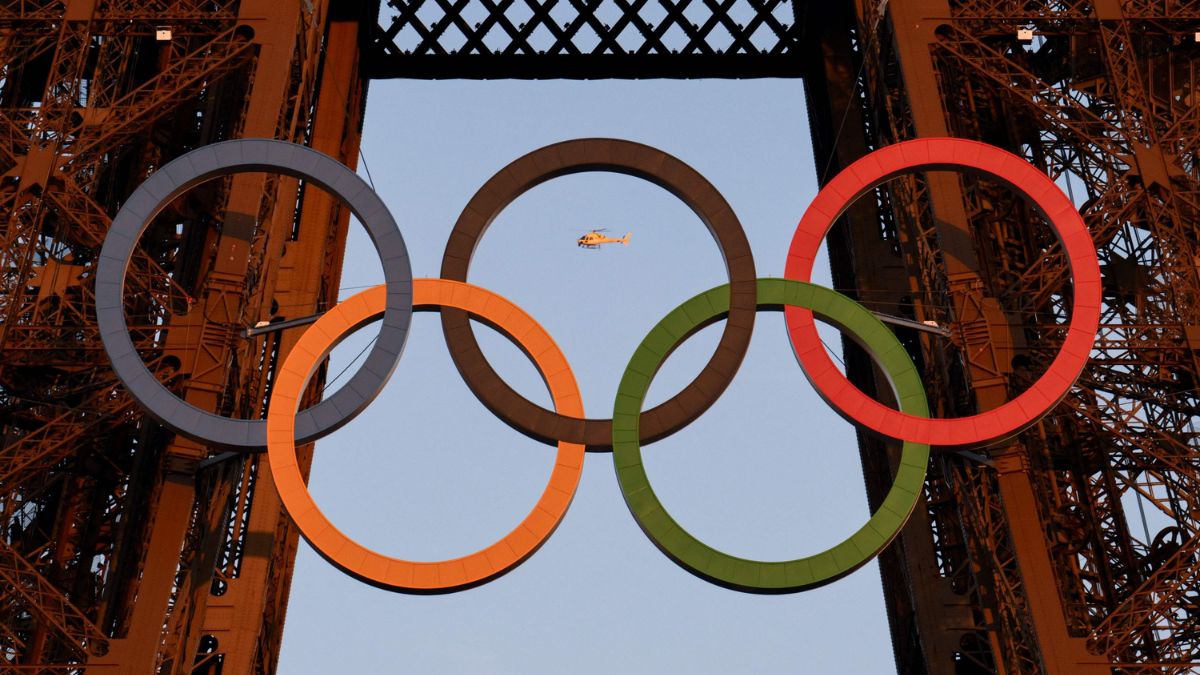 A representative image of the Olympics logo | AFP