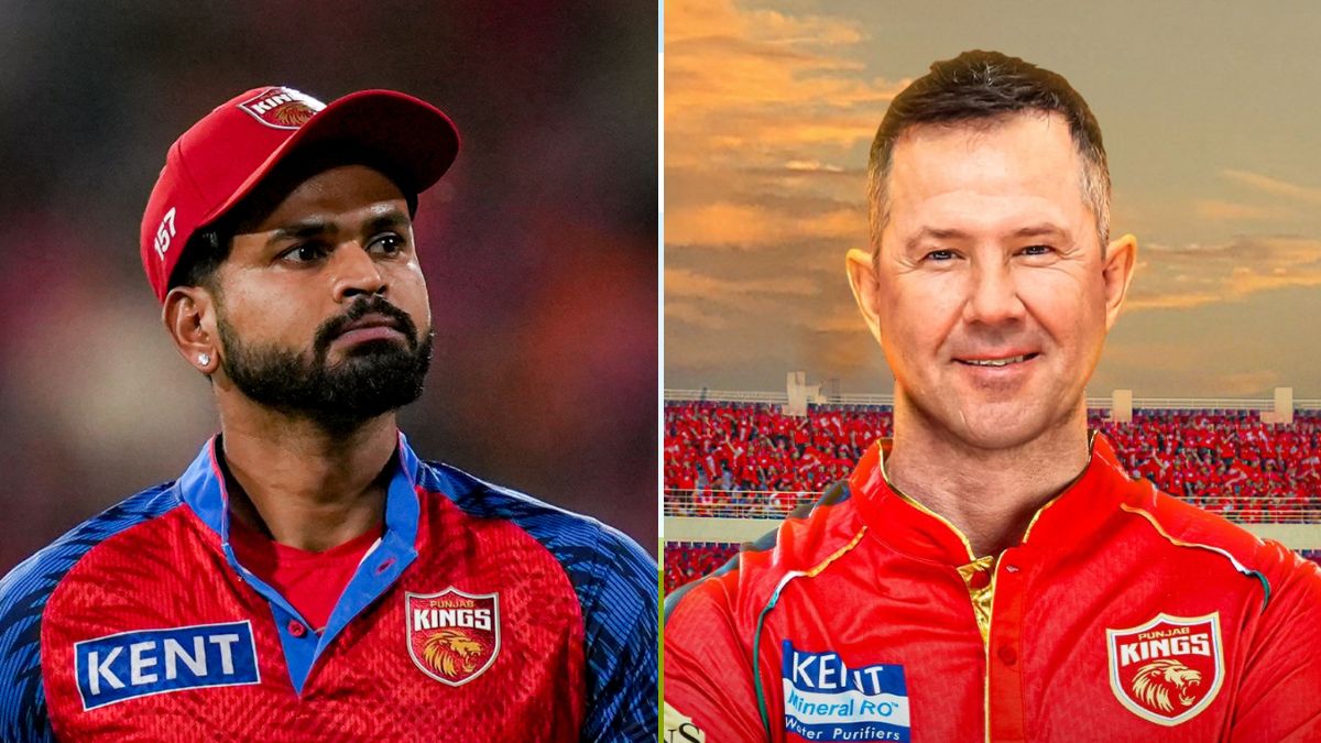 Punjab Kings captain Shreyas Iyer (L) and Head Coach Ricky Ponting (R) | PTI, X