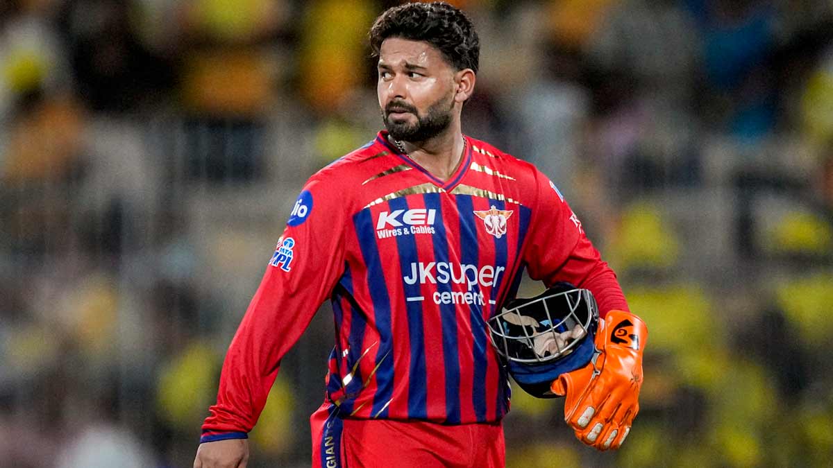 Lucknow Super Giants' captain Rishabh Pant during the IPL 2026 match against Chennai Super Kings, in Chennai | PTI