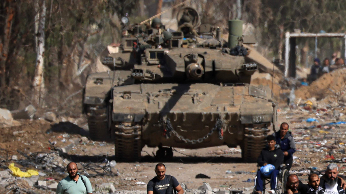 Image of Israeli army tanks on the move used for representation | AFP