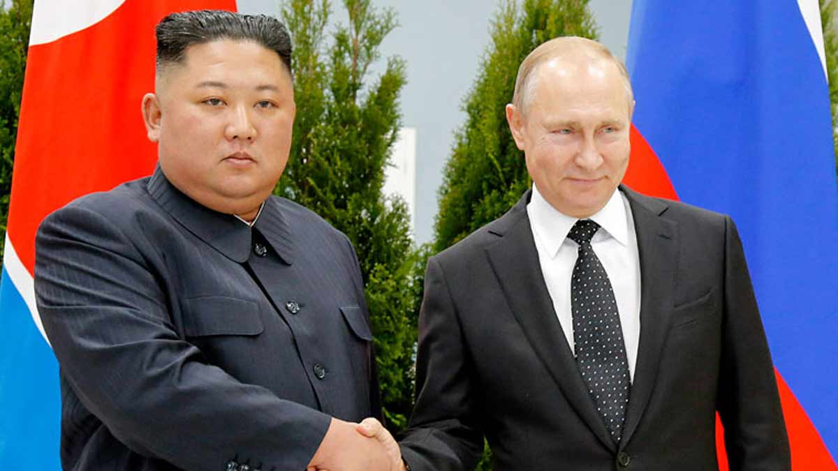 (File) Kim Jong-un and Vladimir Putin | PTI