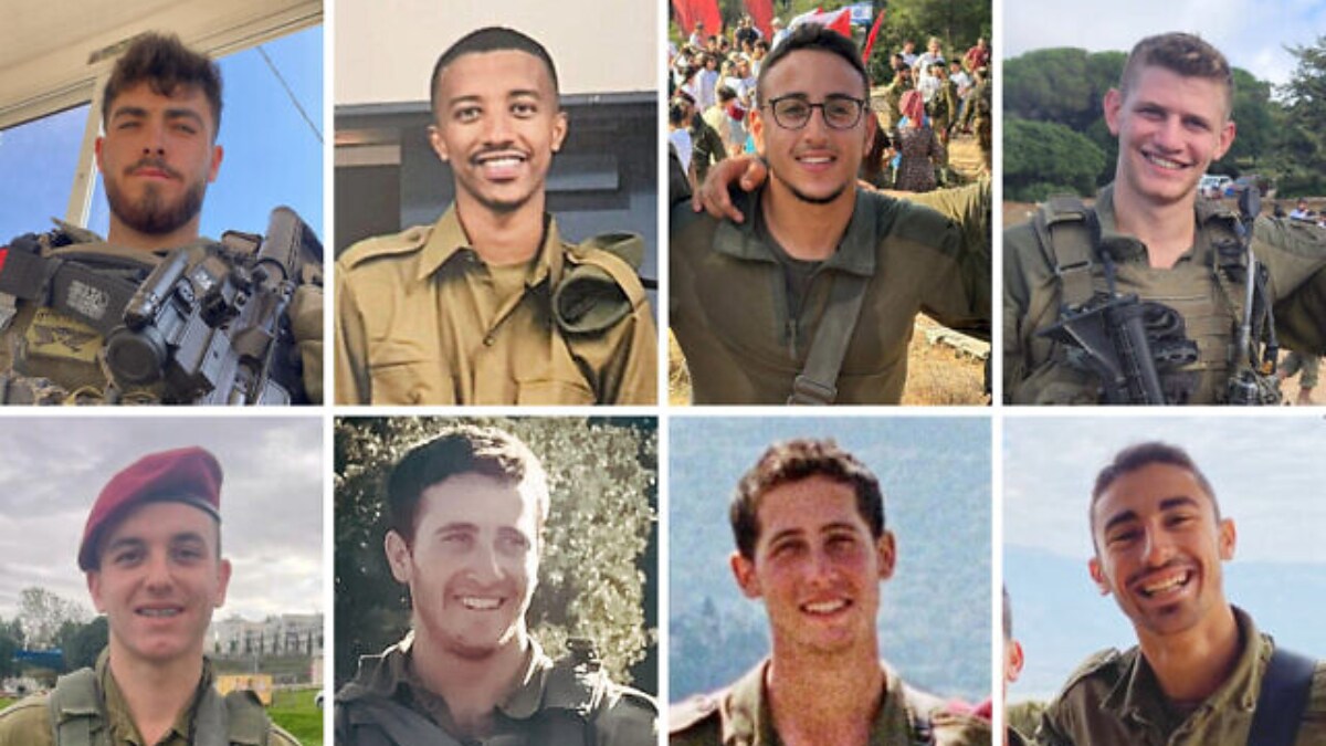 The photos of the falled IDF soldiers were released online by Tel Aviv | X