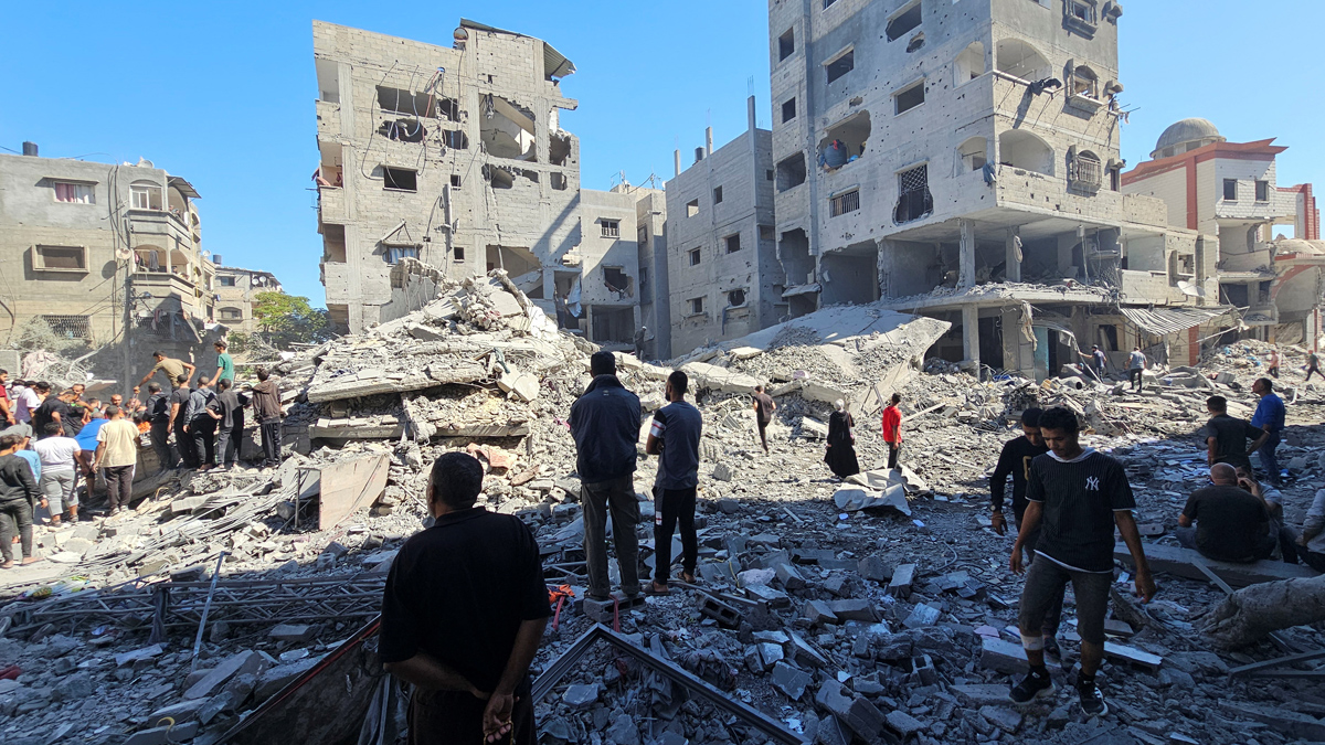 Israeli strikes on northern Gaza leave at least 87 dead or missing The