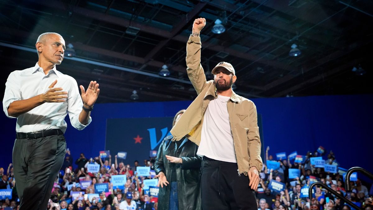 Eminem and Barack Obama
