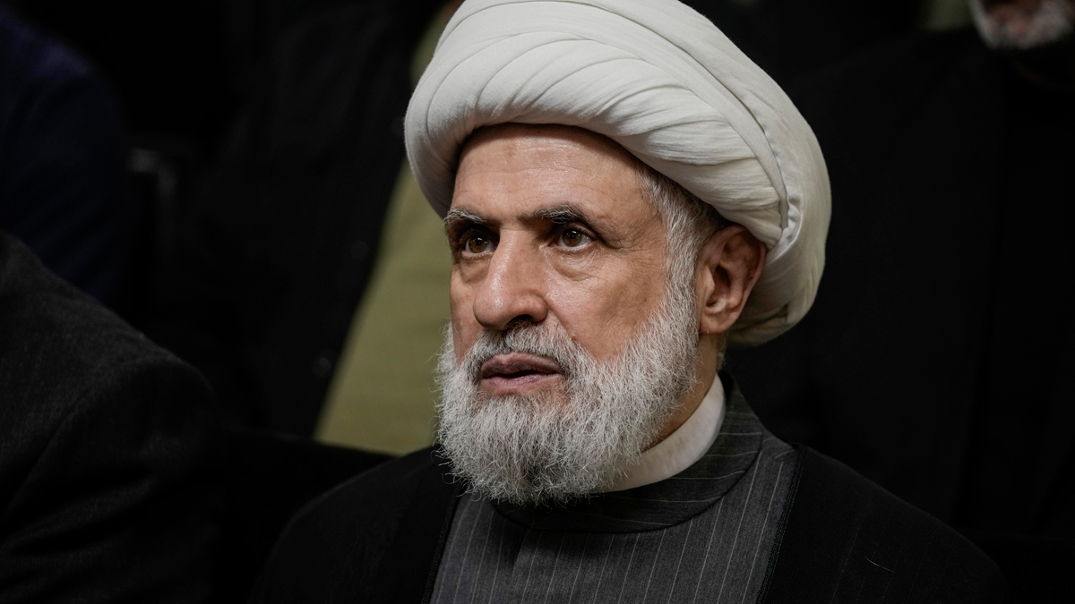 Hezbollah's deputy leader Sheikh Naim Kassem