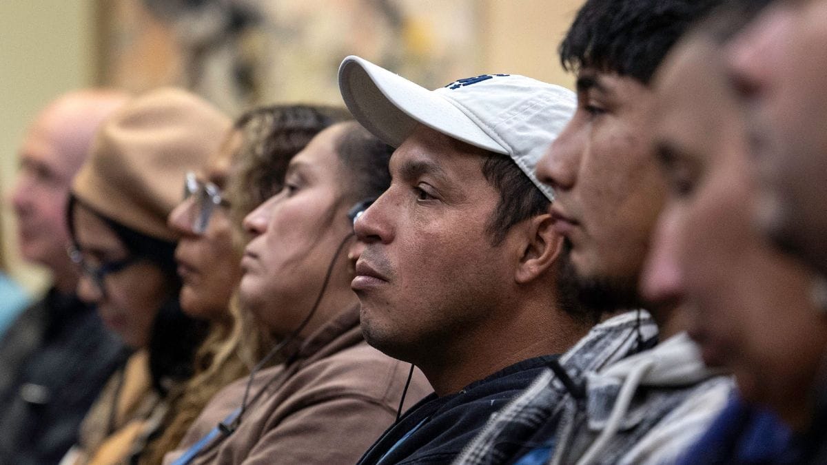 Immigrants, rights groups and concerned citizens attend a meeting with Connecticut state and local officials to discuss the uncertain future following President-elect Donald Trump's win in the election | AFP