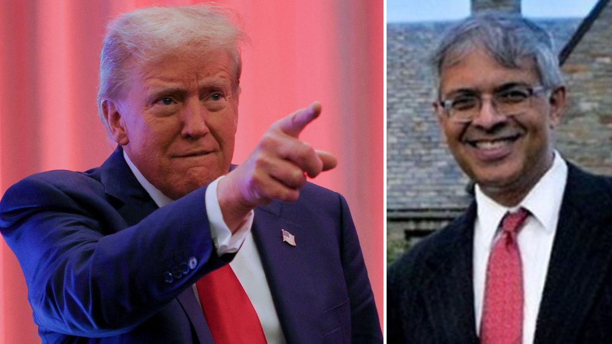 Donald Trump and Jay Bhattacharya