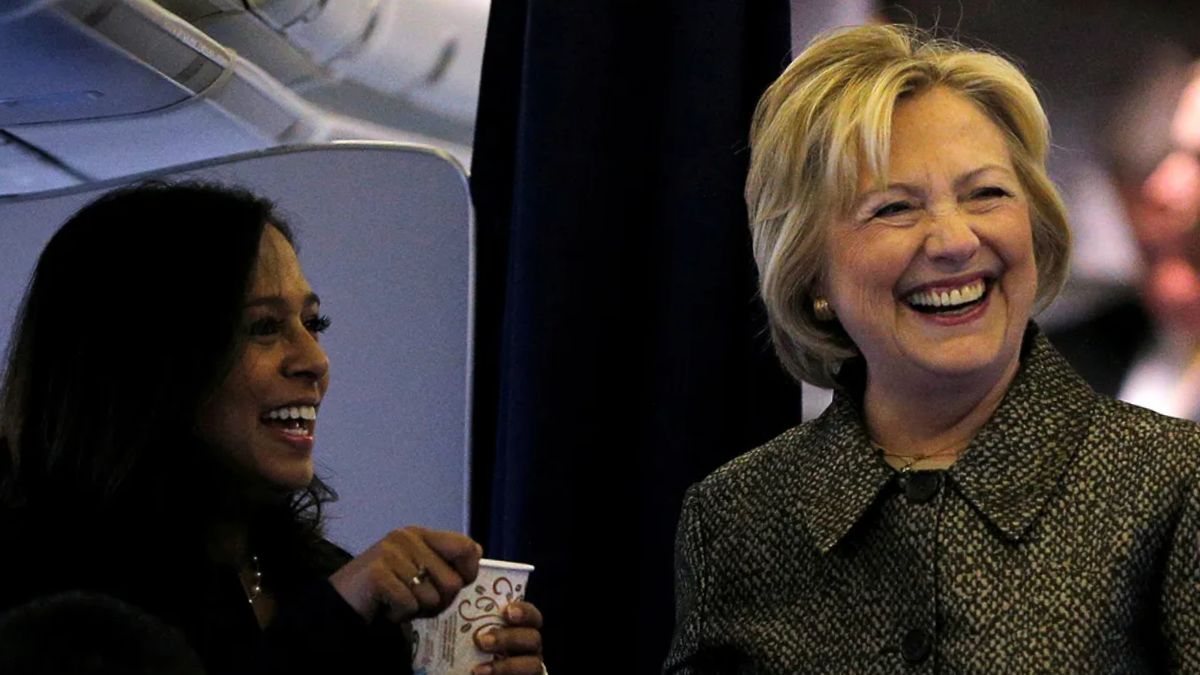 Maya Harris with Hillary Clinton | REUTERS