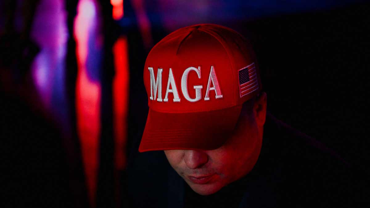 US-China relations MAGA hats