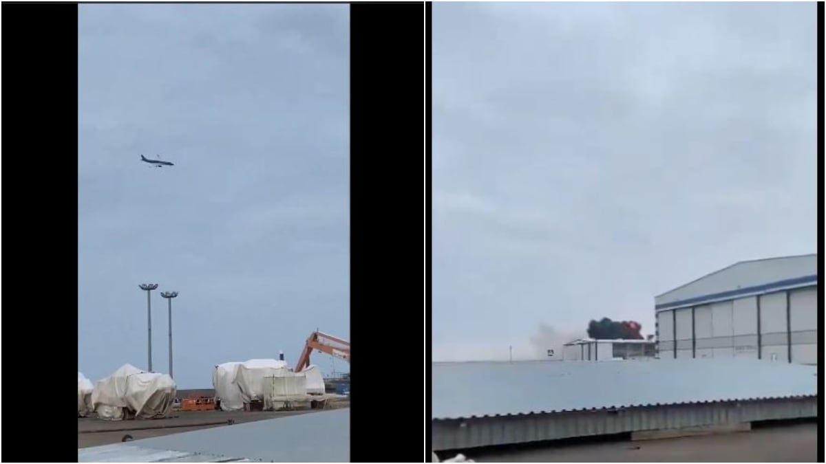 Videos showed the Azerbaijan Airlines flight crashing in  Kazakhstan's Aktau | X