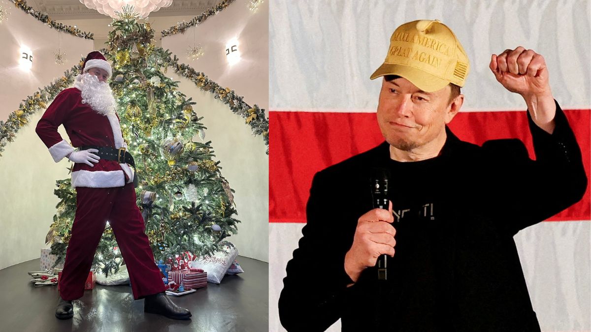 Elon Musk as 'Ozempic Santa' | X, Reuters