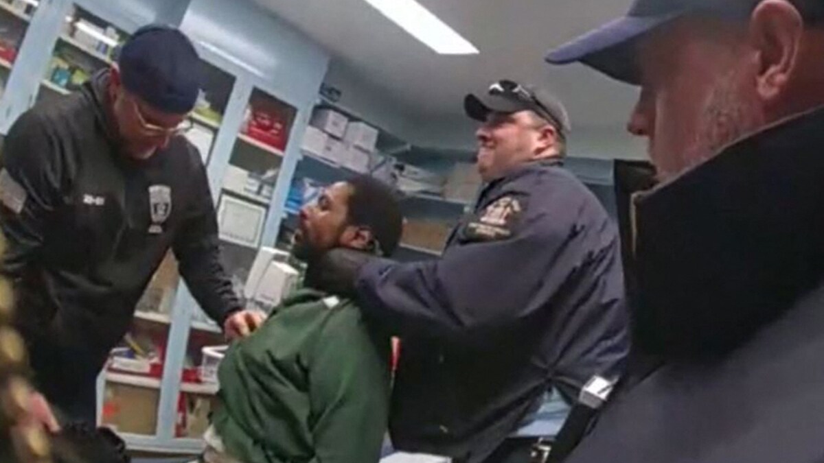 DOCCS officers with Robert Brooks at Marcy Correctional Facility in Oneida County | AFP