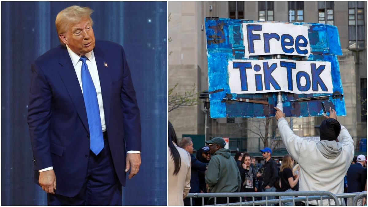 Donald Trump had declared that he wouldn't allow the ban on TikTok | AFP. AP