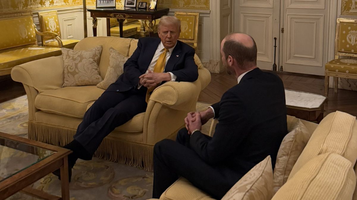 Trump meets Prince William Trump meets Prince William