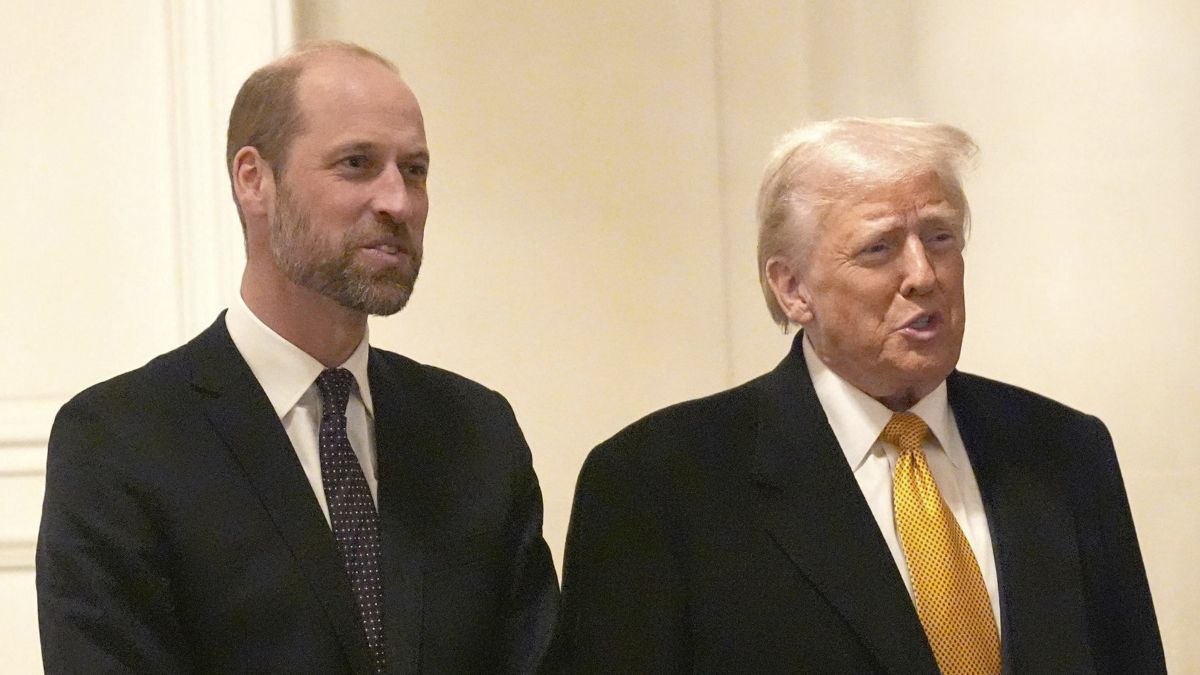 Prince William and Donald Trump