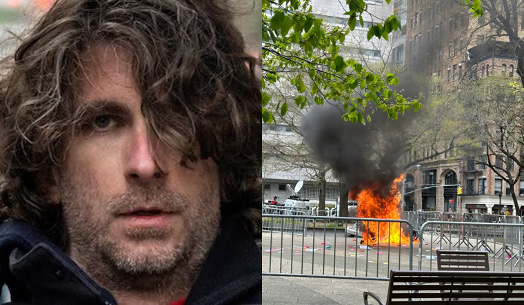 US man self immolates outside Manhattan court