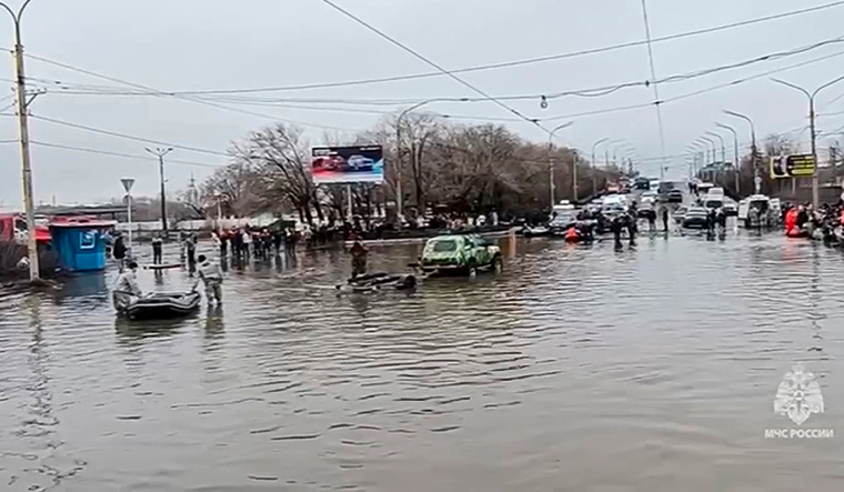 Russia floods orsk