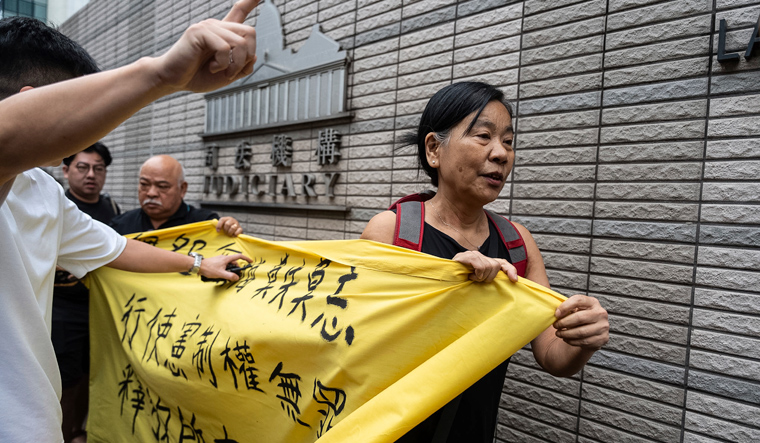 Hong Kong pro-democracy activists conviction