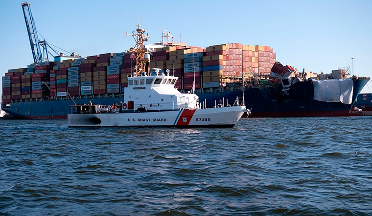 Baltimore bridge collapse: Dali cargo ship sets sail