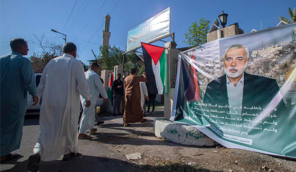 IRAQ-PALESTINIAN-ISRAEL-IRAN-CONFLICT-HANIYEH