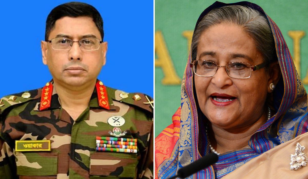 Bangladesh Army Chief General Waker-Us-Zaman has taken over after Prime Minister Sheikh Hasina resigned and fled the country | X / AFP