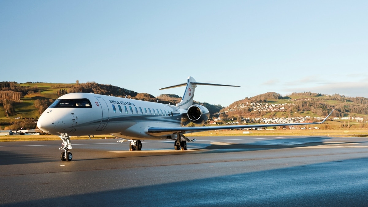 Image of a  Bombardier Global 7500 used by the federal government and operated by the Swiss Air Force used for representation | Reuters